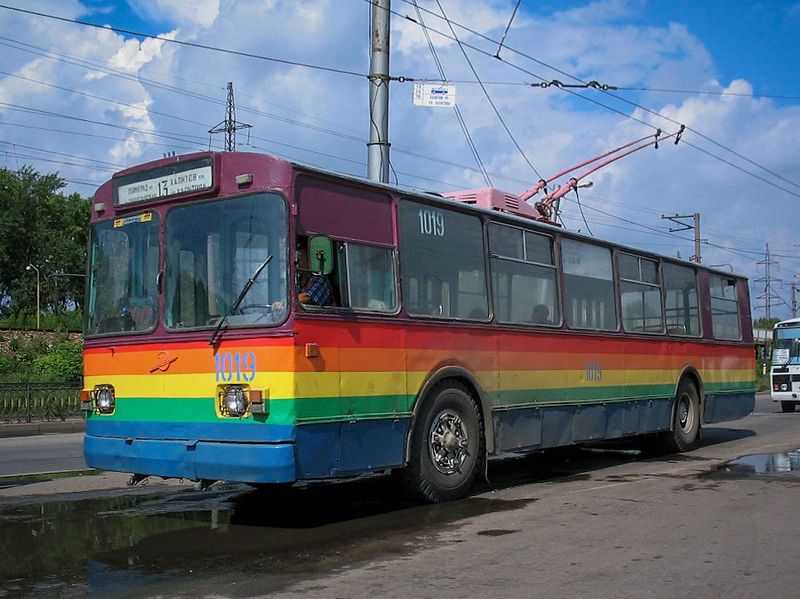 цвет авто, общественный транспорт, трамвай, троллейбус, автобус