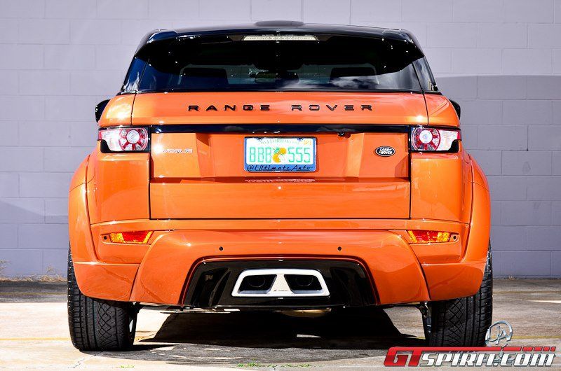 ultimate auto, vesuvius orange, range rover evoque