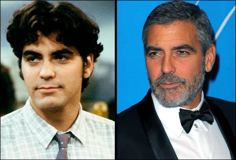 Джордж Клуни, 48 лет.brСлева – в 1988, справа – в 2009.brДжеордж Клуни – тип мужчины, которого любят женщины и ненавидят мужчины. В отличие от многих знаменитостей в этой фотоподборке, вопрос о том, делал ли он пластические операции, не стоит. Он выглядит так хорошо без всяких операций. Хотя многие блоги обвиняли Клуни в том, что он обратился к помощи пластического хирурга, я не вижу признаков его работы. Он пример человека, стареющего, как хорошее вино. К тому же, Клуни отличный актер