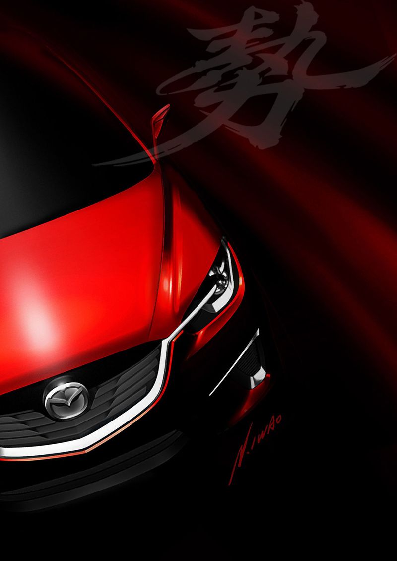 Компания Mazda покажет новый концепт Minagi в Женеве (3 фото)