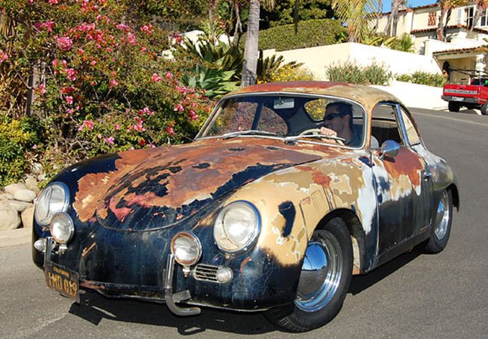 Найденный Porsche 356A coupe продают на аукционе (28 фото)