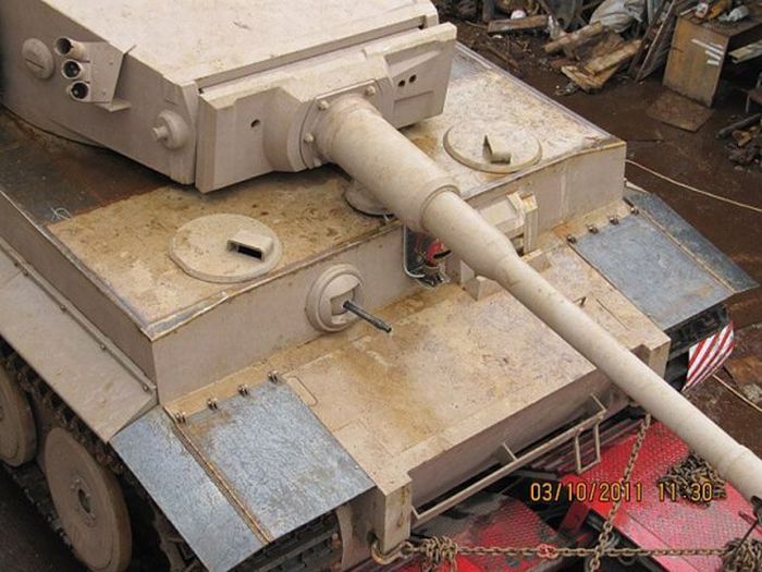 Макет танка Тигр VI масштаб 1:1 (69 фото + 1 видео)