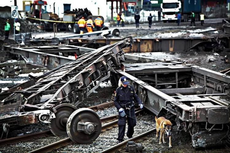 Крупная железнодорожная катастрофа: есть жертвы (5 фото+видео)