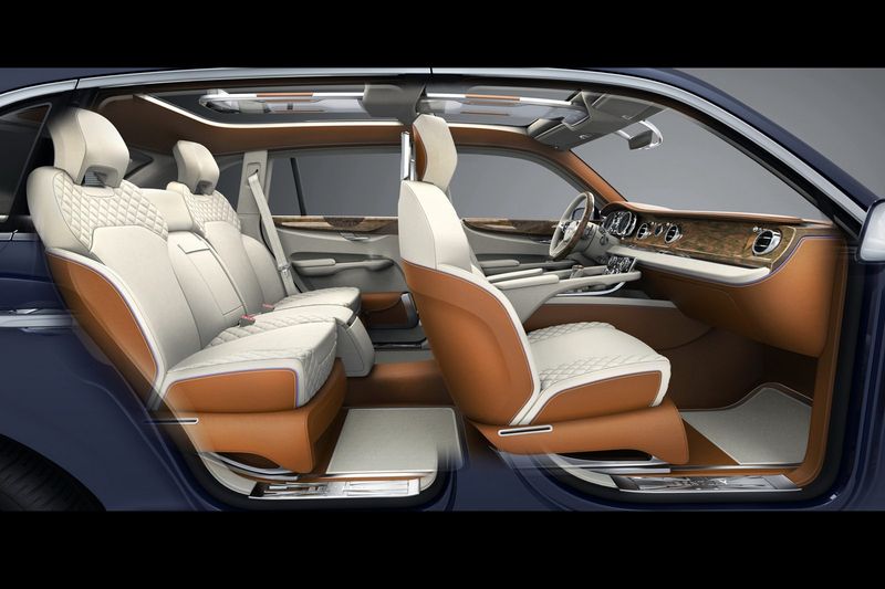 Компания Bentley показала свой новый внедорожник EXP 9 F (30 фото+2 видео)