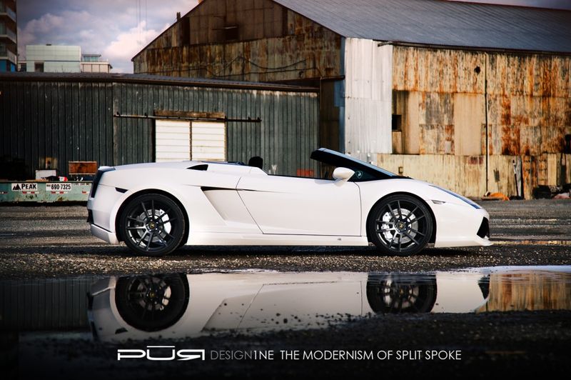 Lamborghini Gallardo Spyder от Hamann обули в ателье PUR Wheels (5 фото)