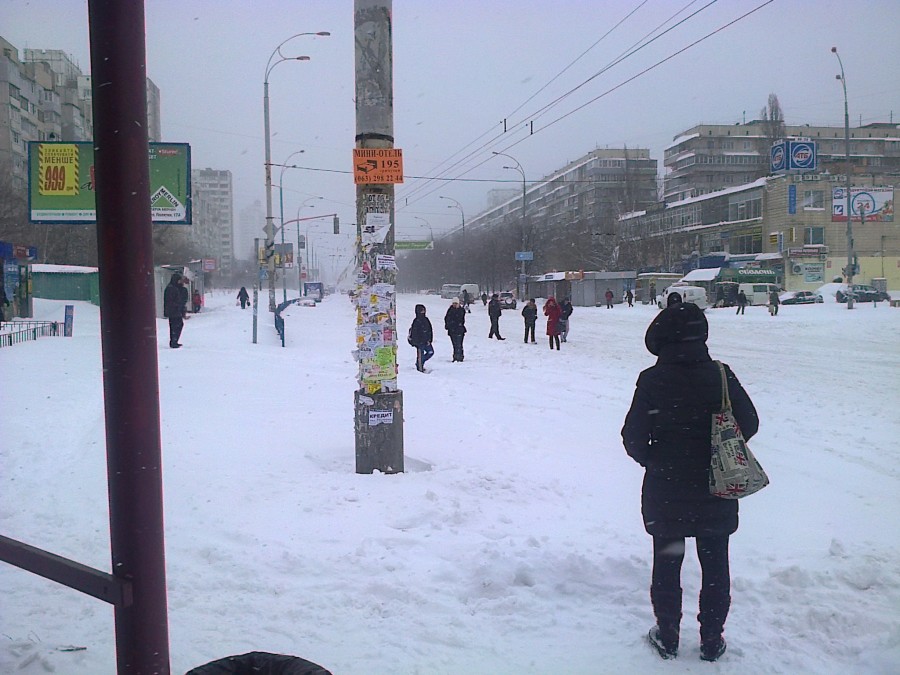 киев, погода, снегопад,
