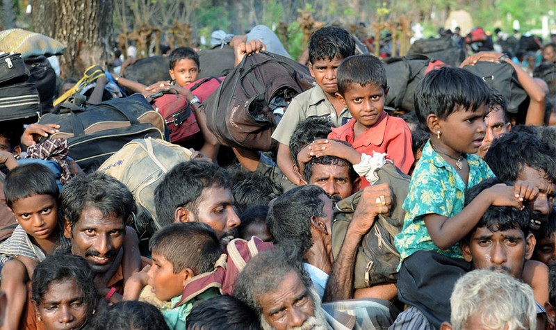 Беженцы в Шри-Ланке (31 фото)