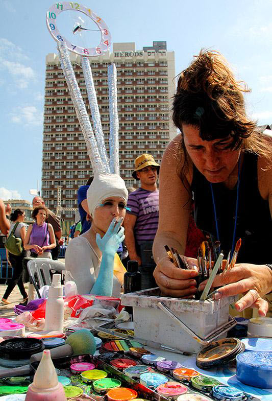 Фестиваль Тело вместо холста в Тель-Авиве (52 фото)