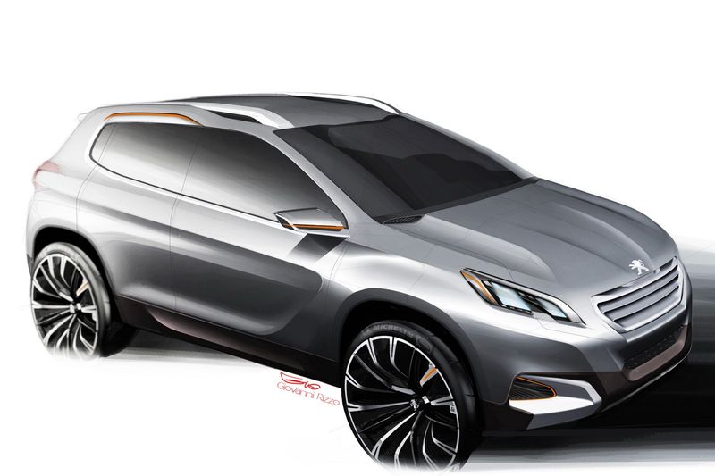 Peugeot Urban Crossover Concept - новинка от французского производителя (20 фото+видео)