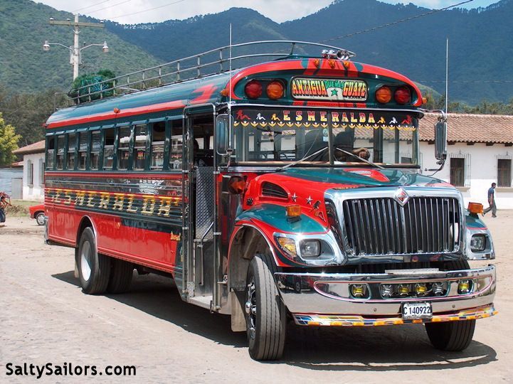 авто, автобус, автобусы, чикенбас, латинская америка