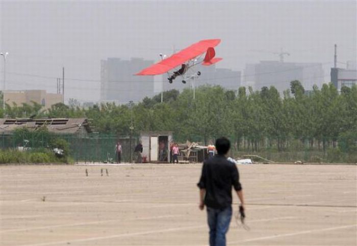 Фермер из Китая построил самолет своими руками (35 фото)