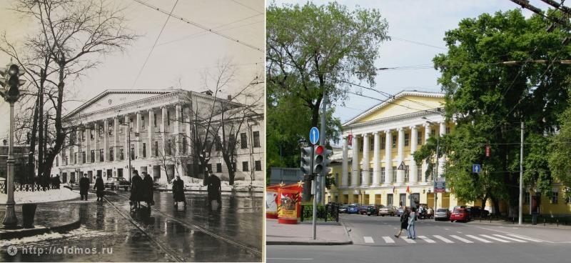 Площадь Петровские ворота. 1952 год.