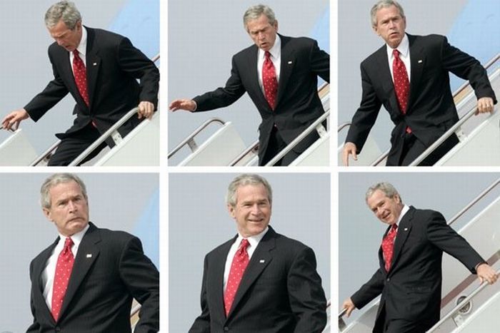 Лучшие моменты с президентом Бушем (38 фото)