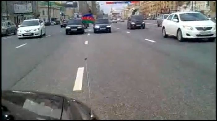 Азербайджанский автопробег (видео)