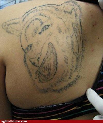 Уродливые и нелепые татуировки (60 фото)