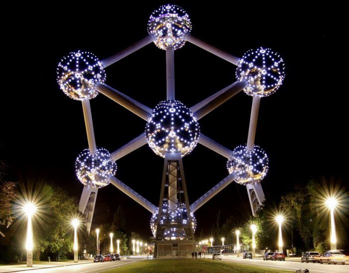  Atomium в Брюсселе, Бельгия