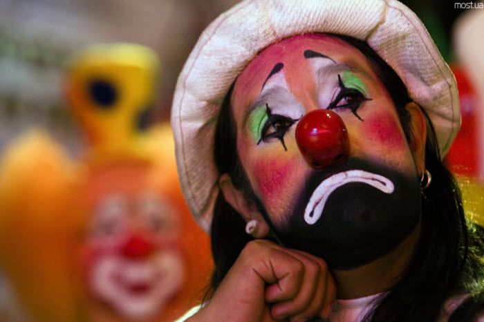 Мексика. Ежегодный парад клоунов (15 фото)