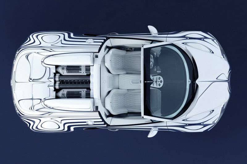 Bugatti Veyron Grand Sport L’Or Blanc - фарфоровый эксклюзив (34 фото)