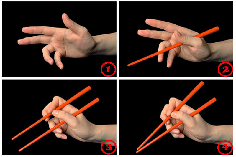 инструкция как пользоваться палочками для суши