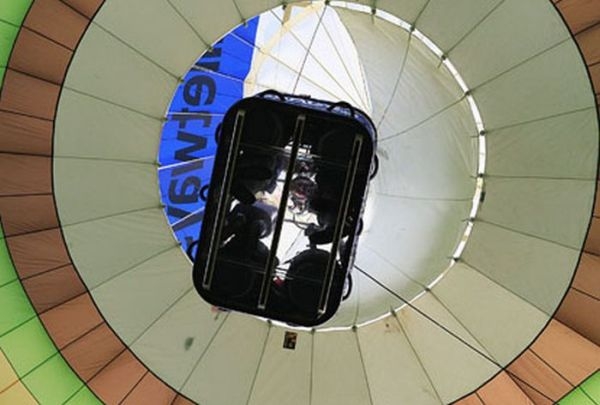 Воздушный шар с прозрачным дном (7 фото+видео)