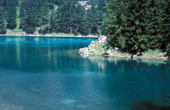 Зеленое озеро- (Grüner see) - Австрия (28 фото+видео)