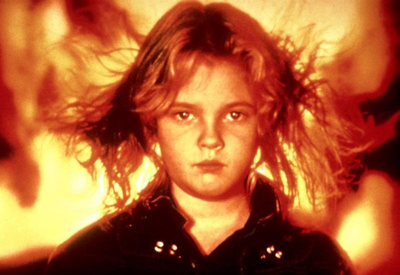 В 1984 году Бэрримор снялась в фильме «Воспламеняющая взглядом» - триллере по одноименному роману Стивена Кинга. Она играет девочку, обладающую пирокинезом.