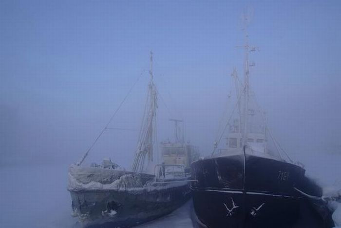 Зимовка кораблей (15 фото)
