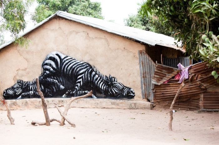 Искусство на улицах Африки (15 фото)