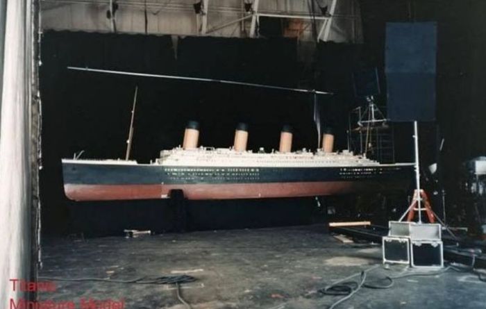 За кадром фильма Титаник (35 фото)
