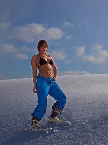  Стройные девушки, которые любят активный зимний отдых (74 фото)