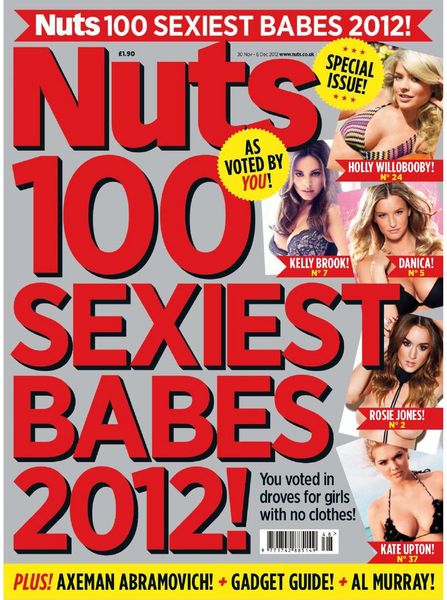 топ 100, самые сексуальные, журнал nuts, рейтинг