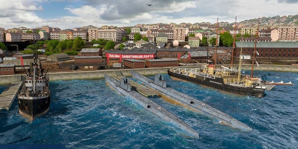 Отрисованные российские портовые города в онлайн-играх