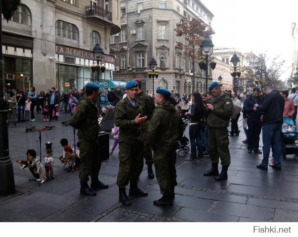 Зеленые человечки в центре Белграда!!!</p><p>В ЕС паника!