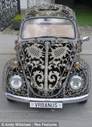 Классический Volkswagen Beetle в необычном исполнении кузова (8 фото)