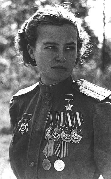Герой Советского Союза Наталья Федоровна Меклин (Кравцова).