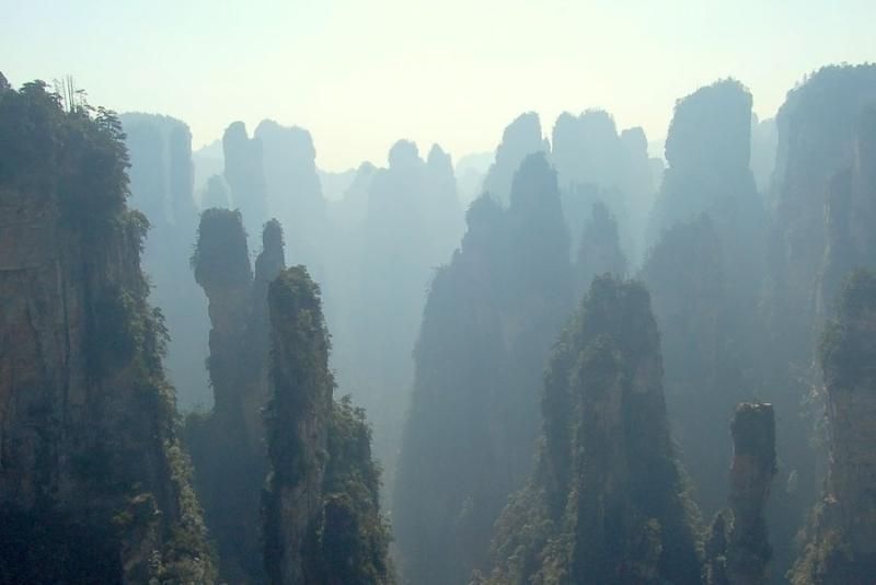 Горы Улинъюань и Национальный парк Чжанцзяцзе Китай (17 фото+видео) 