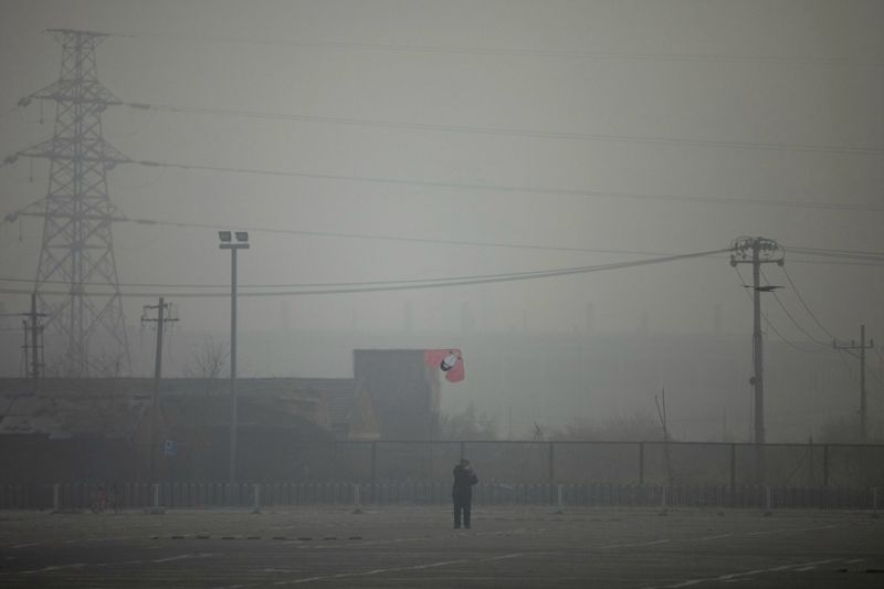 пекин, смог, туман