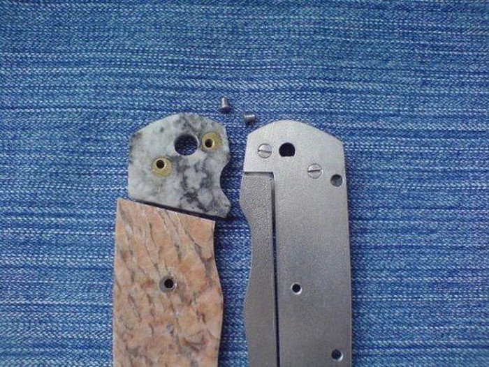 Каменный складной ножик (17 фото)