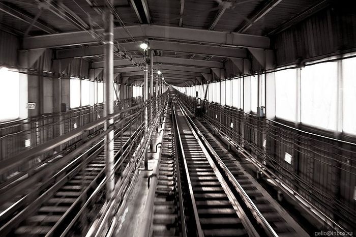Новосибирское метро. Кабина машиниста. Ленинская ветка (2010)  (17 фото)
