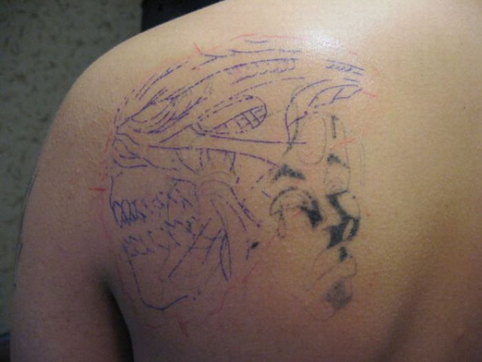 Как выгледят татуировки до и после окончания (28 фото)