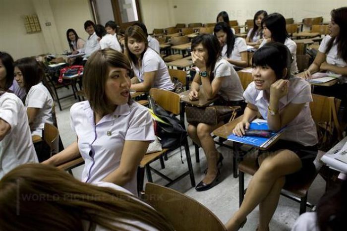 Транссексуалы в таиландском университете (18 фото)  