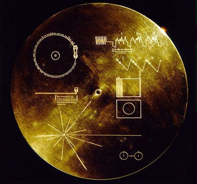 Золотая пластинка Вояджера (126 фото)