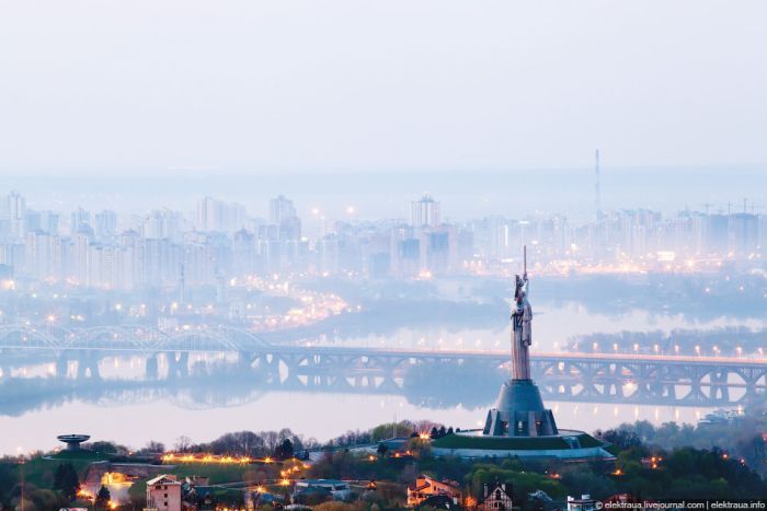 Киев с высоты птичьего полета (27 фото)