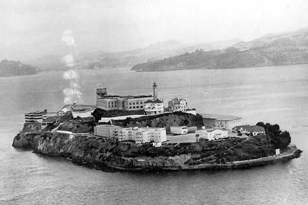 алькатрас, тюрьма, остров, маяк