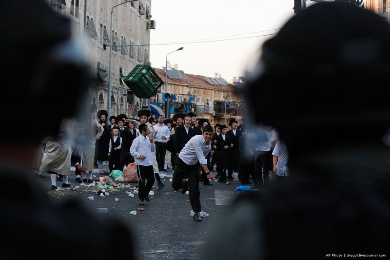 Беспорядки в Израиле (17 фото)