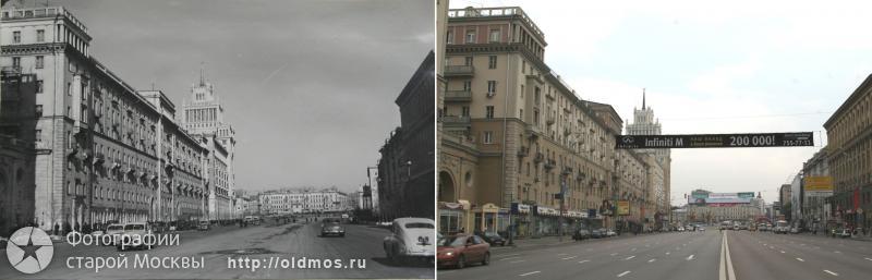 Большая Садовая улица в сторону площади Маяковского. 1934 год.