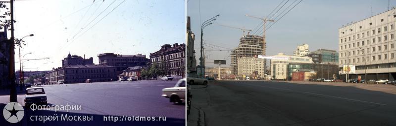 Садовая-Каретная улица от Лихова переулка. 1975 год.