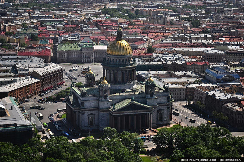 Санкт-Петербург с высоты птичьего полета (46 фото)
