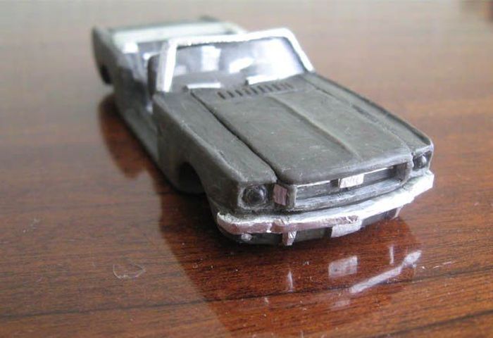 Пластилиновый Ford Mustang Convertible 1965 (20 фото)