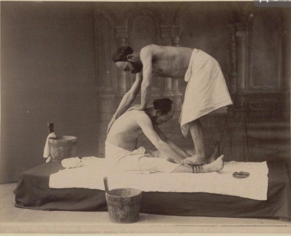 Грузинский массаж (8 фото)